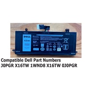 BATTERY DE.LL  0J0PGR J0PGR JOPGR 0X16TW X16TW JOPGR T17G T17G00 LATITUDE 12 5285 5290 2-IN-1 LAPTOP