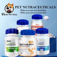 ❖❦❡Pets Dog Supplement Cat Vitamin Multivitamin Probiotics Beauty Hair Bulu Bone Calcium 180pcs Vita