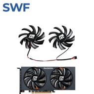 *85MM T129215SU Cooling Fan For Powercolor RX 6700 6650 6600 XT RX 5700 5600 XT V2 Fighter Video Car