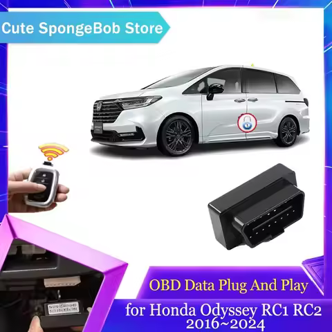 Car OBD Data Module for Honda Odyssey RC1 RC2 2016~2026 Auto Flashing Lights Speed Lock Door Unlock 