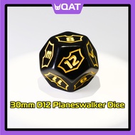 QAT 30mm D12 Planeswalker Loyalty Dice Board Game