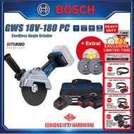 BOSCH GWS 18V-180 PC Professional Cordless Angle Grinder With BITURBO GWS18V180PC GWS18V-180PC 角磨机 0