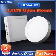 LED Surface Downlight 18W 24W 30W Black White Lampu downlight siling plaster Home Lighting Mounted L