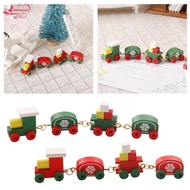 [Abbraccia] Miniature Train Christmas Train Steam Train Model DIY Ornament Mechanical Train Furnitur