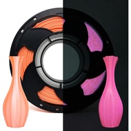 1.75mm Sweet Orange PLA Filament with Smooth Surface, Sime Luminous Rose Red 3D Printer Filament, 0.