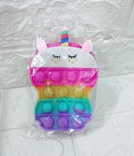 TAS POP IT MOTIF KELINCI TERMURAH DAN TERLARIS/TAS POP IT WARNA RAINBOW