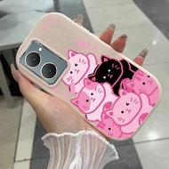 Case VIVO Y03 Y03T Y18 Y18i Y18e Y02 Y02a Y02t Y02s Y28s Y37 5G Y11 2023 Cat / Little Rabbit Case UA