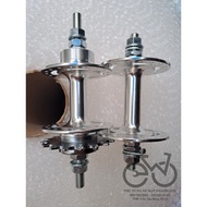 Bộ Đùm FIXED GEAR nhôm bạc đạn hub fixed gear nhôm 36/32 Lỗ Căm Kèm Nhông ( 1 bộ trước-sau)
