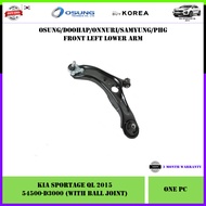 Kia Sportage QL 2016 Front Suspension Lower Arm With Ball Joint (Left 54500-D3000 / RIght 54501-D300