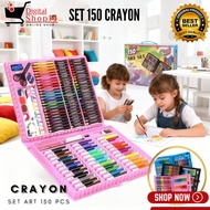 DS.ID CRAYON ART SET 150 PCS STATIONERY SET CRAYON SET 150PCS ART CHILDREN'S ART SET 150 PCS CRAYON 