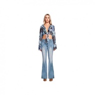 IAMGIA Flared Jeans - Retro Washed, High-Waisted, Slim Fit