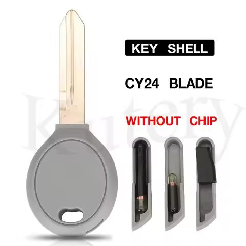 jingyuqin Transponder Chip Fob CY24 Blade Remote Key For Dodge For Chrysler For Jeep Key Car Shell A