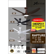 [FREE DELIVERY] BESTAR Wifi CEILING FAN- Rapture 48inch/60inch DC Motor with LED Light and Smart Life APP
