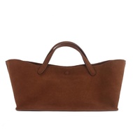 NEW imported The Row 2024 New Therow Tote Bag Idaho Minimalstyle Commuter Bag High Sense Large Capac