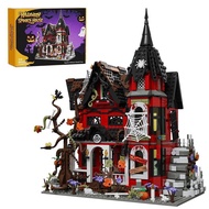 Halloween Limited Compatible Ghost Haunted House Building Block Set Gothic Haunted House Educational