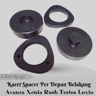 Karet Spacer Per Shock Depan Belakang Avanza Xenia Terios Rush Tebal 2/3cm Set 4Pcs.