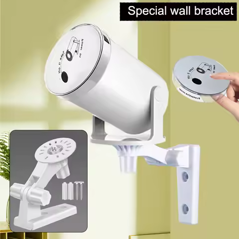 DITONG﻿ Wall Mount Projector Stand Sturdy Durable Bracket Compatible with HY300Pro+/HY300Ultra Proje
