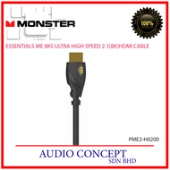 Monster Essential ME 8KS Ultra High Speed  2.1 (8K) HDMI Cable-2.0Meter