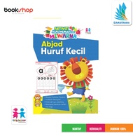 Buku Aktiviti - Abjad Huruf Kecil - Aktiviti Asas Menulis - Menulis Dan Mewarna - Prasekolah - ABC -