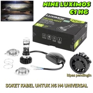 CAHAYA nine luximos C1 H6 UNIVERSAL MOTORCYCLE CAR HEAD LIGHT WHITE LIGHT ORIGINAL NINE