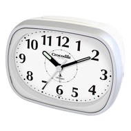 Crocodile 9 (h) x 12 (w) x 5.7 cm depth Sweep Movement Luminous Hands White LED Light Bell Alarm Clo