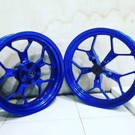 Cat candy blue/biru pu cat transparant cat motor mobil velg sepeda cat pu 200 ml