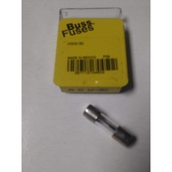 Bussmann AGW-5 1/4" X 7/8" AGW Automotive Glass Fuse 5 Amp, 5 Pack