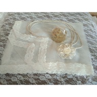 weddings cord, arras and second veil set
