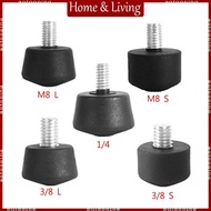 AOTO Antislip Foot Spikes for Tripods Monopod 3 8 Inches 1 4 Inches 8 Kits Universal Monopod Rubber 