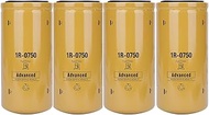 1R-0750 Advanced Efficiency Diesel Engine Fuel Filter(4 PACK)