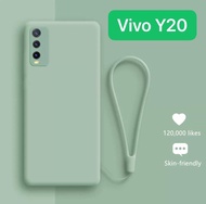 Case Vivo Y12s Y20 Y20i Tali Doff Pastel Soft Case Silikon Cover Casing Handphone