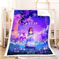 Disney wish throw blanket double-sided warm flannel cashmere customize all sizes