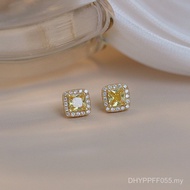 New Style 2024 Earrings Cube Sugar Sterling Silver s925 Light Luxury Earrings High-End Small Earring