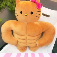 Đồ Chơi Nhồi Bông Mèo Hello Kitty Cơ Bắp Búp Bê Mèo Kitty Cơ Bụng Vui Nhộn Búp Bê Mèo Kitty Quà Sinh