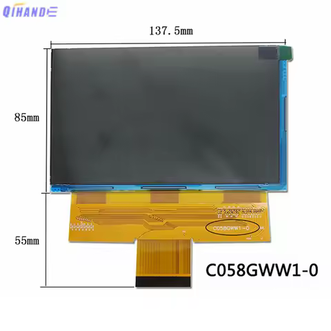 5.8 inch Display screen C058GWW1-0 TM058JFHG01-00-FPC1-02 HTP058JFHG02 LCD screen resolution 1280x72