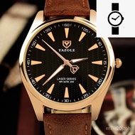 YAZOLE369Old Man Watch Men's Fashion Luminous Waterproof Quartz Watch Strap Men's Watch EI5T