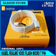 Kabel Data Realme 3 Pro ORIGINAL 100% Vooc Flash Charge Micro 7 Pin