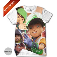 Boboiboy T-Shirt Adult 3D Printing Children's Clothes Boboiboy Leaf Element REG-R195