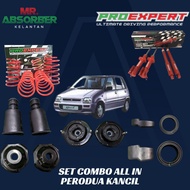 SET COMBO SPRING ABSORBER PERODUA KANCIL BRAND PROEXPERT