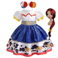 Disney | 2026 New Movies Jessie Toy Story Dress Girls Cowgirl Cosplay Costume Kids Fancy Party Outfi