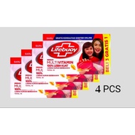 LIFEBUOY SOAP TOTAL 10 100G - 4 pcs SABUN Lifebuoy Body Wash Soap Bar