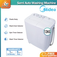 [FREE SHIPPING] Midea 13.0kg Semi Auto Washing Machine MSW-1308P MESIN BASUH 洗衣机
