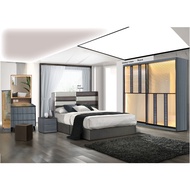 [TSB-BR805]5.5FT & 8FT Bedroom Set / 5.5 Kaki & 8 Kaki Set Bilik Tidur / Queen & King Size Full Set