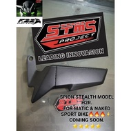 SPION WINGLET H2R F22 RAPTOR MODEL H2R FOR MATIC N NAKED SPORT BIKE.STMS PROJECT