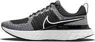 Nike React Infinity Run Flyknit 2 Womens Casual Running Shoe CT2423-101 12 White/Black