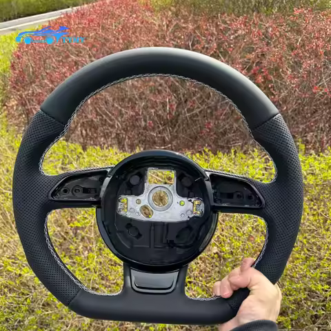 For Audi A3 8V, A4 B8.5, A5 B8.5, Q3 8U, Q5 8R, modify to a flat-bottom sport steering wheel, bare w