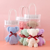 Cute bear-shaped folded face towel that can be given with other gifts KHANGAPGAU077