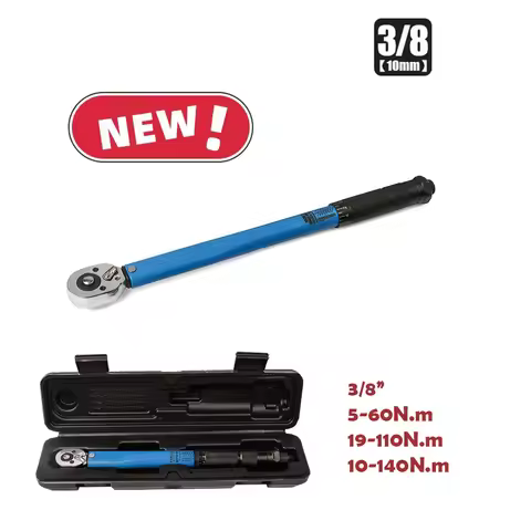 5-60/19-110/10-140N.m Torque Wrench 3/8” Bidirectional preset torque wrench professional bicycle mot
