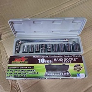 1/2 Inch Long Impact Socket Set Black Deep Box Set Tool Set Socket Wrench Set Tool Converter Reducer