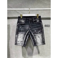 Quần short jean nam 2 đáy rách xước D.SQ cao cấp mẫu mới phong cách sang trọng chuẩn shop HH_STOREE